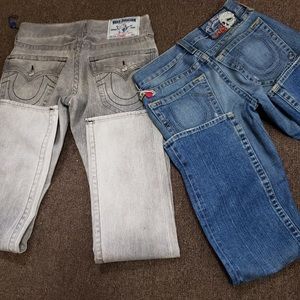 2 pairs of True religion jeans (one price)